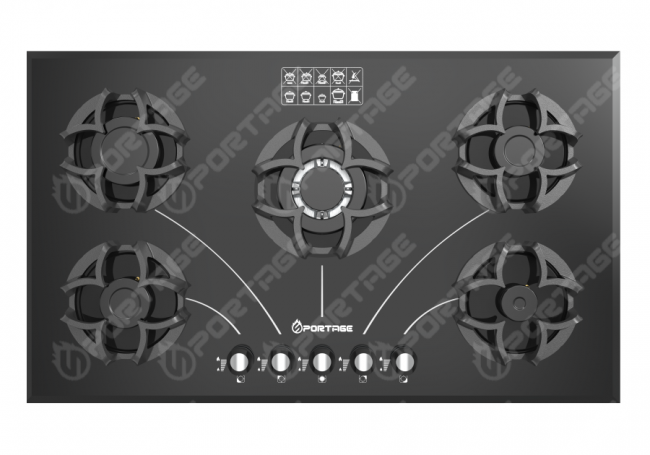 اجاق گاز شیشه ای اسپرتج g5527