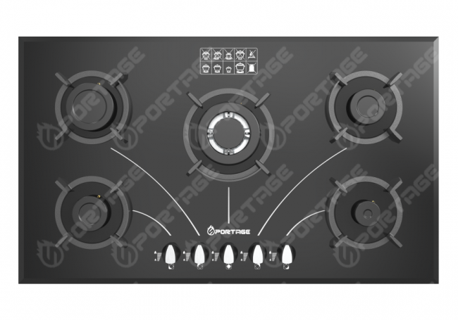 اجاق گاز شیشه ای اسپرتج g5560